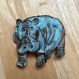 Hippo Magnet Red Rocks CO Souvenir Hippopotamus